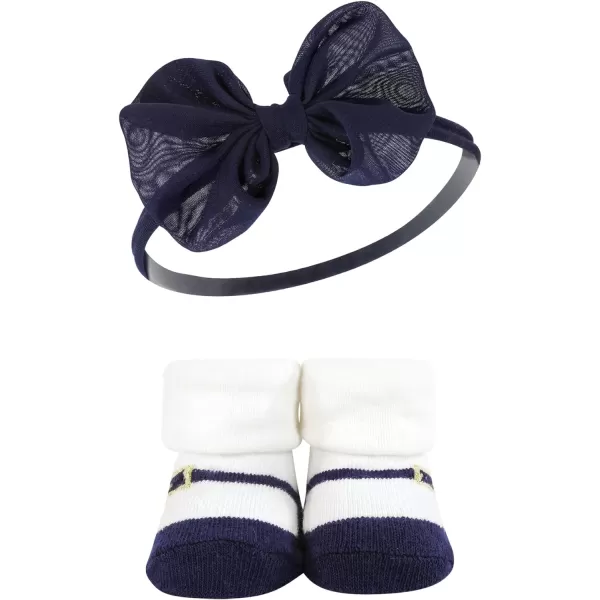 Hudson Baby Girl's Headband and Socks Giftset