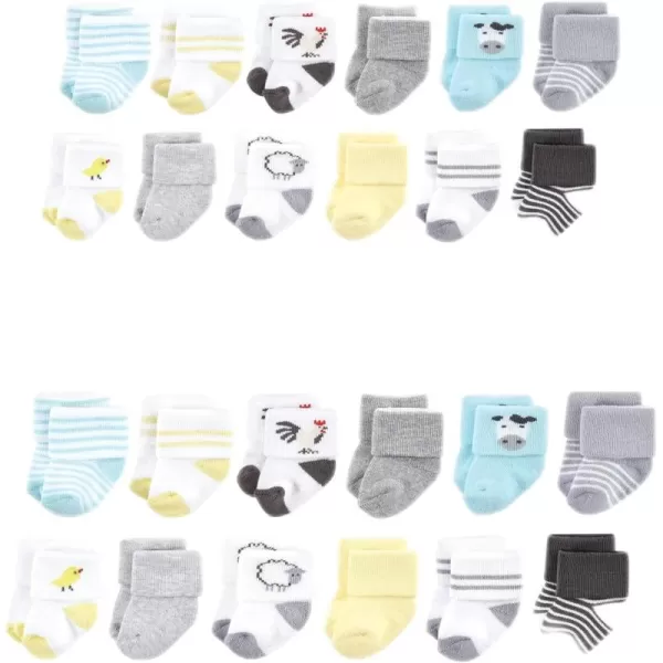 Hudson Baby Baby Grow with Me Cotton Terry Socks