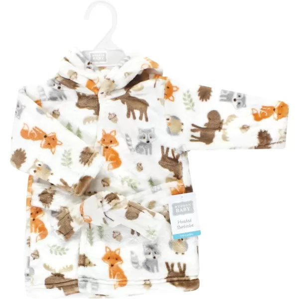 Hudson Baby Unisex BabyPlush Animal Face Bathrobe