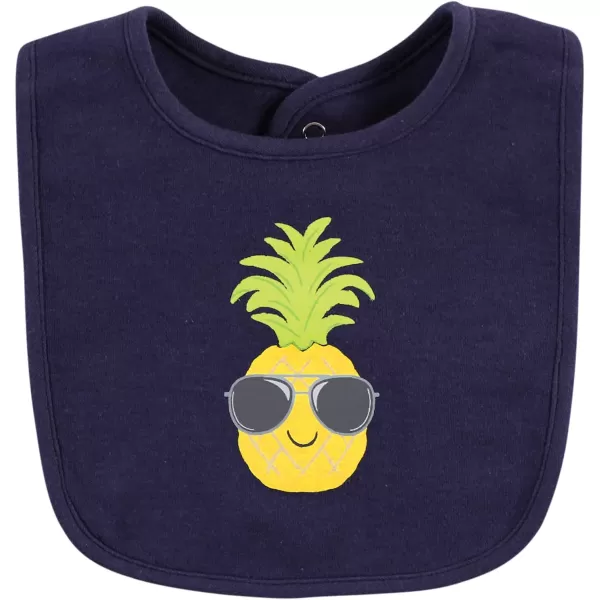 Hudson Baby Cotton BibsBoy Pineapple