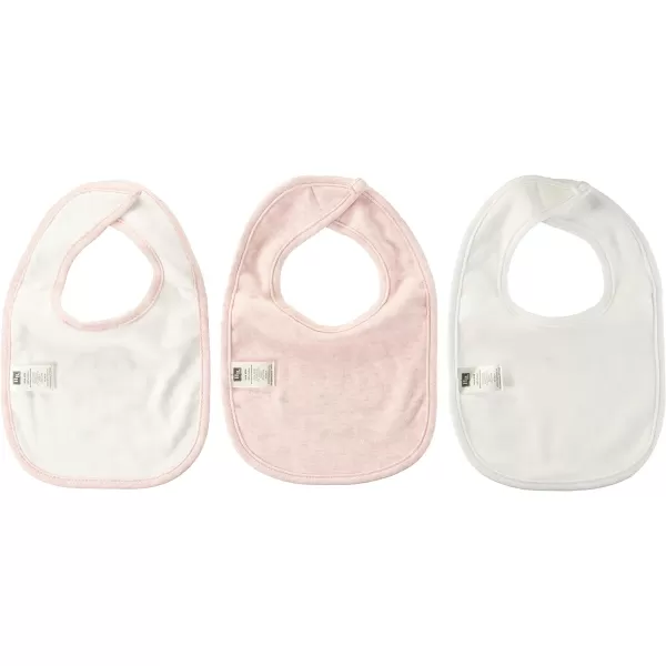 Hudson Baby Cotton BibsPink Cloud