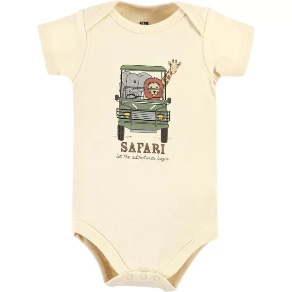 Hudson Baby Unisex Baby Unisex Baby Cotton Bodysuit Pant and Shoe Set Going on Safari 912 MonthsGoing on Safari Short Sleeve