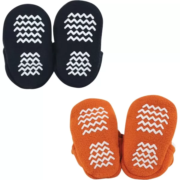 imageHudson Baby Unisex Baby Animal Fleece Booties 2PackNavy Owl Fox