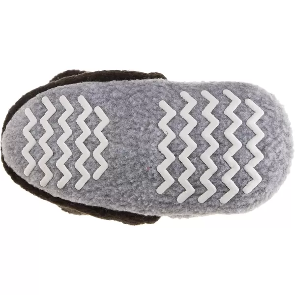 imageHudson Baby UnisexChild Cozy Fleece Booties Winter Accessory SetBlack Heather Gray