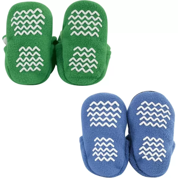 imageHudson Baby UnisexChild Cozy Fleece Booties Winter Accessory SetBoy Dino
