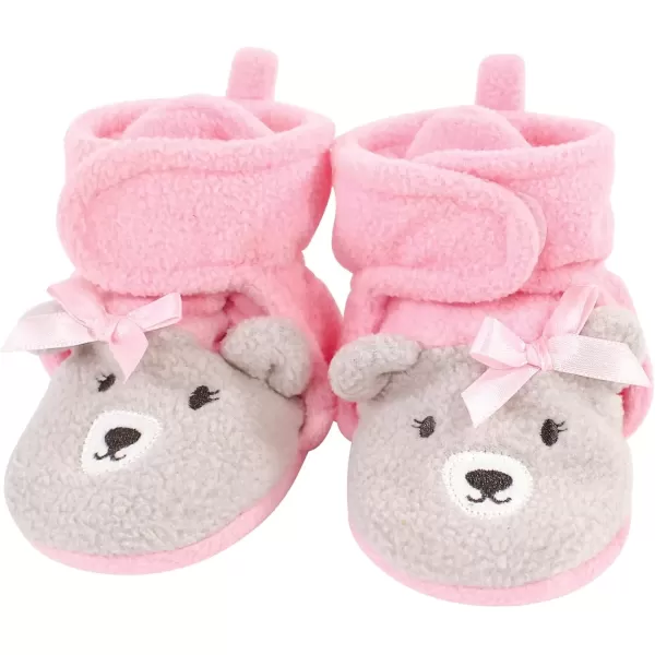 imageHudson Baby UnisexChild Cozy Fleece Booties Winter Accessory SetBunny Bear