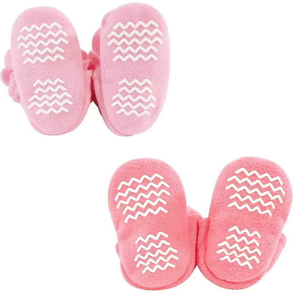 imageHudson Baby UnisexChild Cozy Fleece Booties Winter Accessory SetGirl Dino