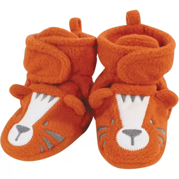 imageHudson Baby UnisexChild Cozy Fleece Booties Winter Accessory SetLion Tiger