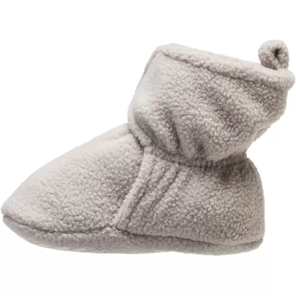 imageHudson Baby UnisexChild Cozy Fleece Booties Winter Accessory SetNeutral Gray