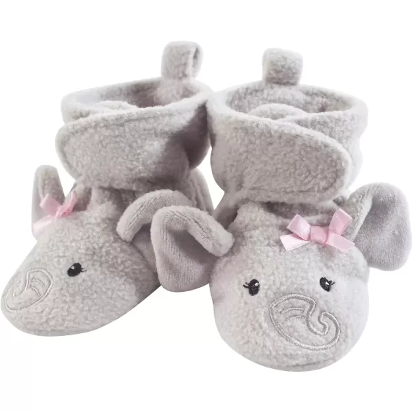 imageHudson Baby UnisexChild Cozy Fleece Booties Winter Accessory SetPretty Elephant
