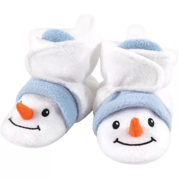 imageHudson Baby UnisexChild Cozy Fleece Booties Winter Accessory SetSnowman