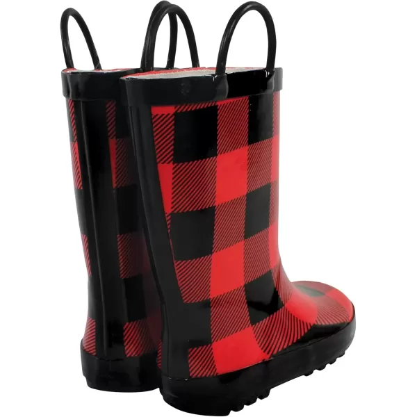 imageHudson Baby UnisexChild Rain BootsBuffalo Plaid