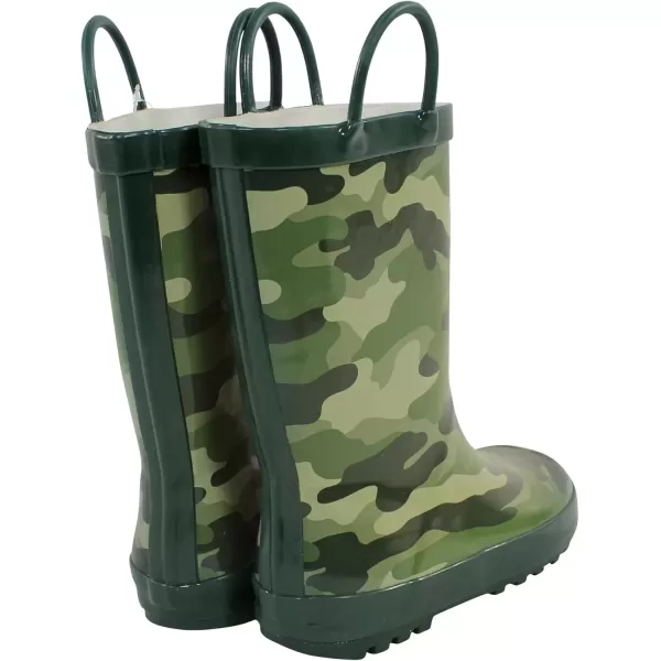 imageHudson Baby UnisexChild Rain BootsCamo