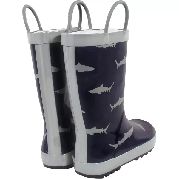 imageHudson Baby UnisexChild Rain BootsSharks