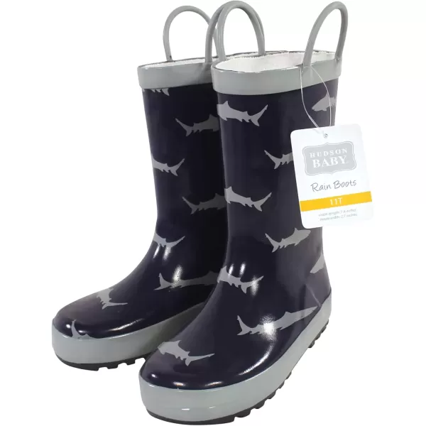 imageHudson Baby UnisexChild Rain BootsSharks