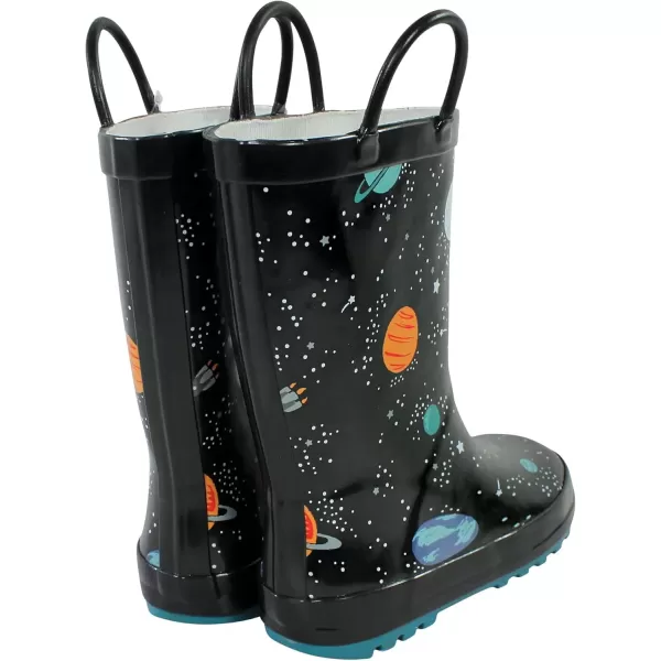 imageHudson Baby UnisexChild Rain BootsSpace