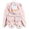 imageHudson Baby Girls Trapper Hat Mitten and Bootie SetPink Bear