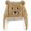 imageHudson Baby Girls Trapper Hat Mitten and Bootie SetTan Bear