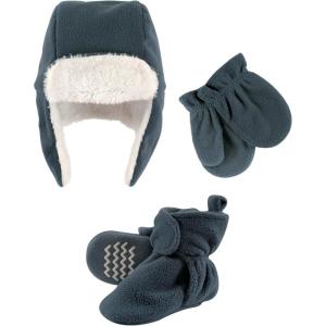 imageHudson Baby Winter Hat Mittens and Booties SetCoronet Blue