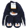 imageHudson Baby Girls 12Pc Cotton Headband and Scratch Mitten SetNavy Penguin Reindeer