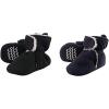 imageHudson Baby Cozy Fleece and Sherpa Booties 2PackBlackNavy
