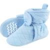 imageHudson Baby UnisexBaby Quilted Booties Winter Accessory SetLight Blue