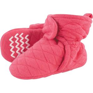 imageHudson Baby UnisexBaby Quilted Booties Winter Accessory SetDark Pink