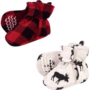 imageHudson Baby UnisexBaby Quilted Booties Winter Accessory SetMoose