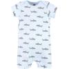 imageHudson Baby Unisex Cotton RompersBlue Shark