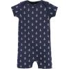 imageHudson Baby Unisex Cotton RompersBlue Shark