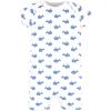 imageHudson Baby Unisex Cotton RompersBlue Whale 2pack
