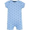 imageHudson Baby Unisex Cotton RompersBlue Whale 2pack