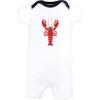 imageHudson Baby Unisex Cotton RompersButter Me Up Lobster