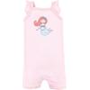 imageHudson Baby Unisex Cotton RompersCoral Mint Mermaid