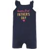 imageHudson Baby Unisex Cotton RompersGirl Mothers Fathers Day