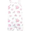 imageHudson Baby Unisex Cotton RompersPink Floral Dots