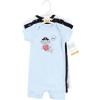 imageHudson Baby Unisex Cotton RompersPirate Shark
