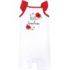 imageHudson Baby Unisex Cotton RompersPoppy Daisy