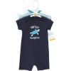 imageHudson Baby Unisex Cotton RompersSea Turtle