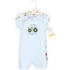 imageHudson Baby Unisex Cotton RompersTractor