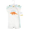 imageHudson Baby Unisex Cotton RompersTriceratops