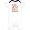 imageHudson Baby Unisex Cotton RompersWild Safari