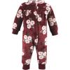 imageHudson Baby babygirls Plush JumpsuitsBurgundy Floral