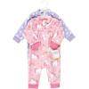 imageHudson Baby babygirls Plush JumpsuitsCelestial Unicorn