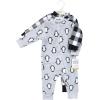 imageHudson Baby babygirls Plush JumpsuitsGray Penguin
