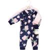 imageHudson Baby babygirls Plush JumpsuitsNavy Rose