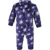 imageHudson Baby babygirls Plush JumpsuitsNavy Snowflake