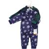 imageHudson Baby babygirls Plush JumpsuitsNavy Snowflake
