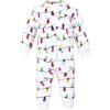 imageHudson Baby babygirls Plush JumpsuitsPink Christmas Lights