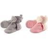 Heather Gray/Light Pink Cream